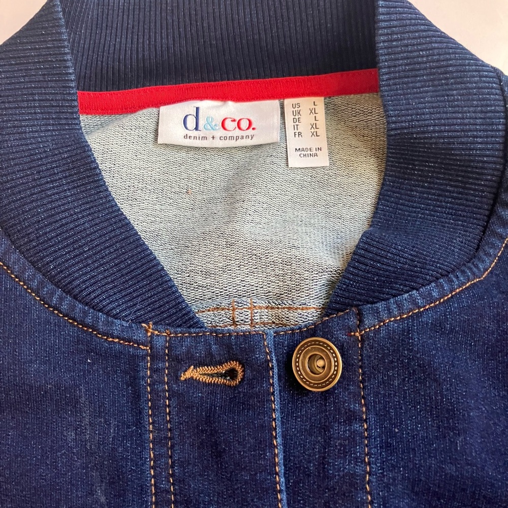 Denim & Company Jean Jacket - Picture 2 of 13
